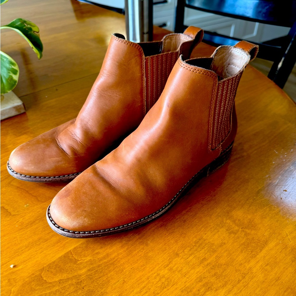 Madewell Ainsley Chelsea boots brown 8.5